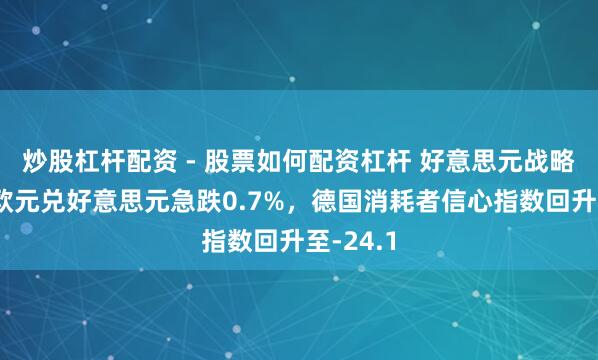 炒股杠杆配资 - 股票如何配资杠杆 好意思元战略重申致欧元兑好意思元急跌0.7%，德国消耗者信心指数回升至-24.1